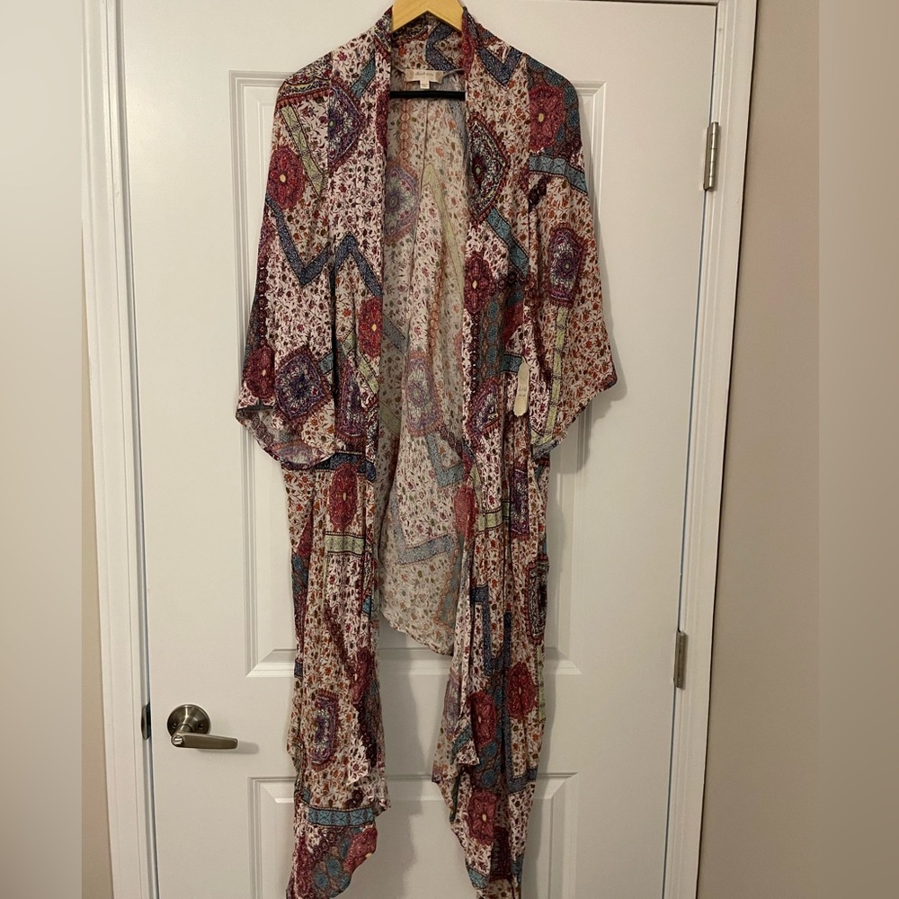 NWT Altar’d State Bohemian Multicolor Kimono Cardigan